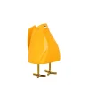 Table Top|Animals^Statues & Sculptures Cubic Bird 14cm Yellow Resin Indoor Sculpture
