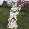 Angel|Roman^Statues & Sculptures Cupid & Psyche 197cm Marble Garden Statue