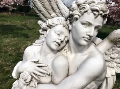 Angel|Roman^Statues & Sculptures Cupid & Psyche 197cm Marble Garden Statue