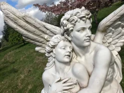 Angel|Roman^Statues & Sculptures Cupid & Psyche 197cm Marble Garden Statue