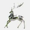Wildlife|Stags & Deers^Statues & Sculptures Deer 204cm Geometric Metal Garden Sculpture