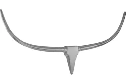 Wall Art|Animals^Statues & Sculptures Desert Skull 62cm Silver Metal Wall Sculpture