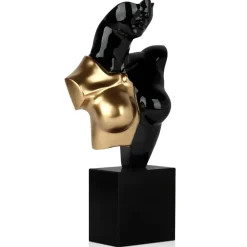 Figurative|Table Top^Statues & Sculptures Divided Diva 50cm Black Resin Indoor Sculpture