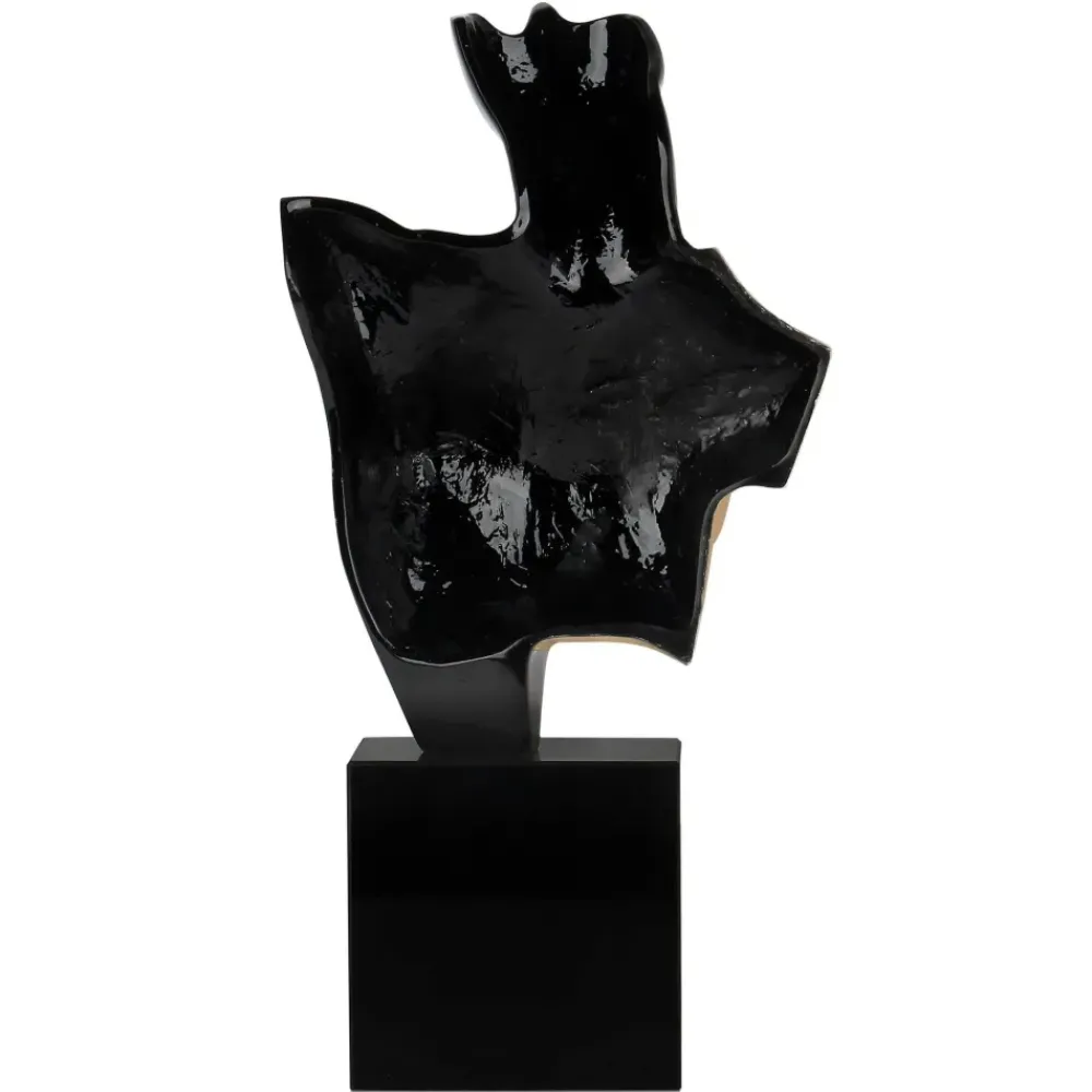 Figurative|Table Top^Statues & Sculptures Divided Diva 50cm Black Resin Indoor Sculpture