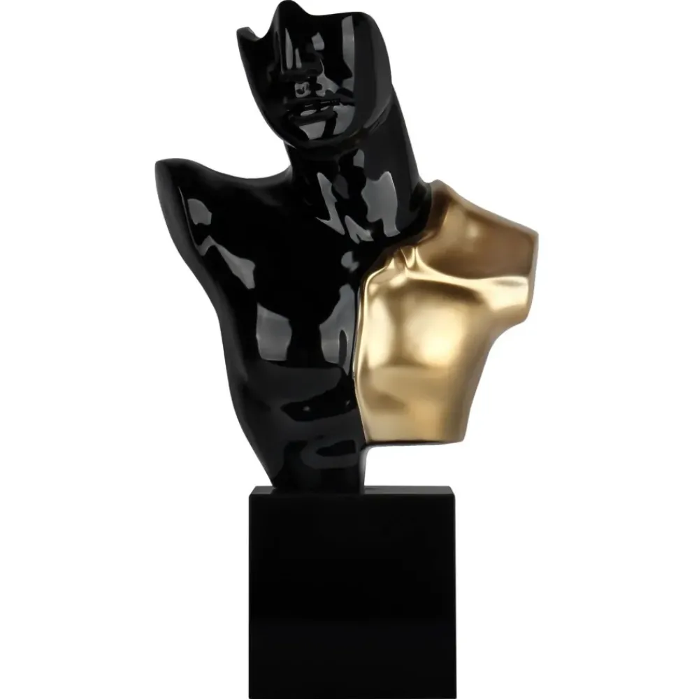 Figurative|Table Top^Statues & Sculptures Divided Titan 52cm Black Resin Indoor Sculpture