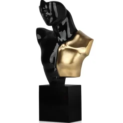 Figurative|Table Top^Statues & Sculptures Divided Titan 52cm Black Resin Indoor Sculpture