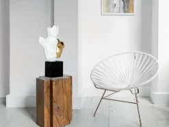 Figurative|Table Top^Statues & Sculptures Divided Titan 52cm White Resin Indoor Sculpture