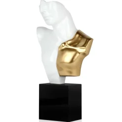 Figurative|Table Top^Statues & Sculptures Divided Titan 52cm White Resin Indoor Sculpture