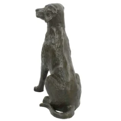 Dogs^Statues & Sculptures Duke the Dog Bronze Metal Garden Ornament