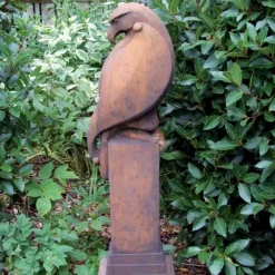 Eagles|Modern^Statues & Sculptures Eagle Modern Stone Garden Statue (Rust)