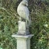 Eagles|Modern^Statues & Sculptures Eagle on Athenian Pedestal Modern Stone Garden Statue