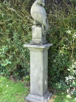 Eagles|Modern^Statues & Sculptures Eagle on Athenian Pedestal Modern Stone Garden Statue