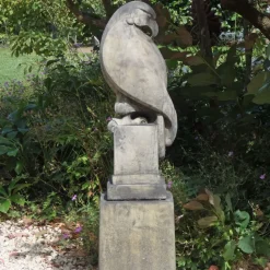 Eagles|Modern^Statues & Sculptures Eagle on Modena Pedestal Modern Stone Garden Statue