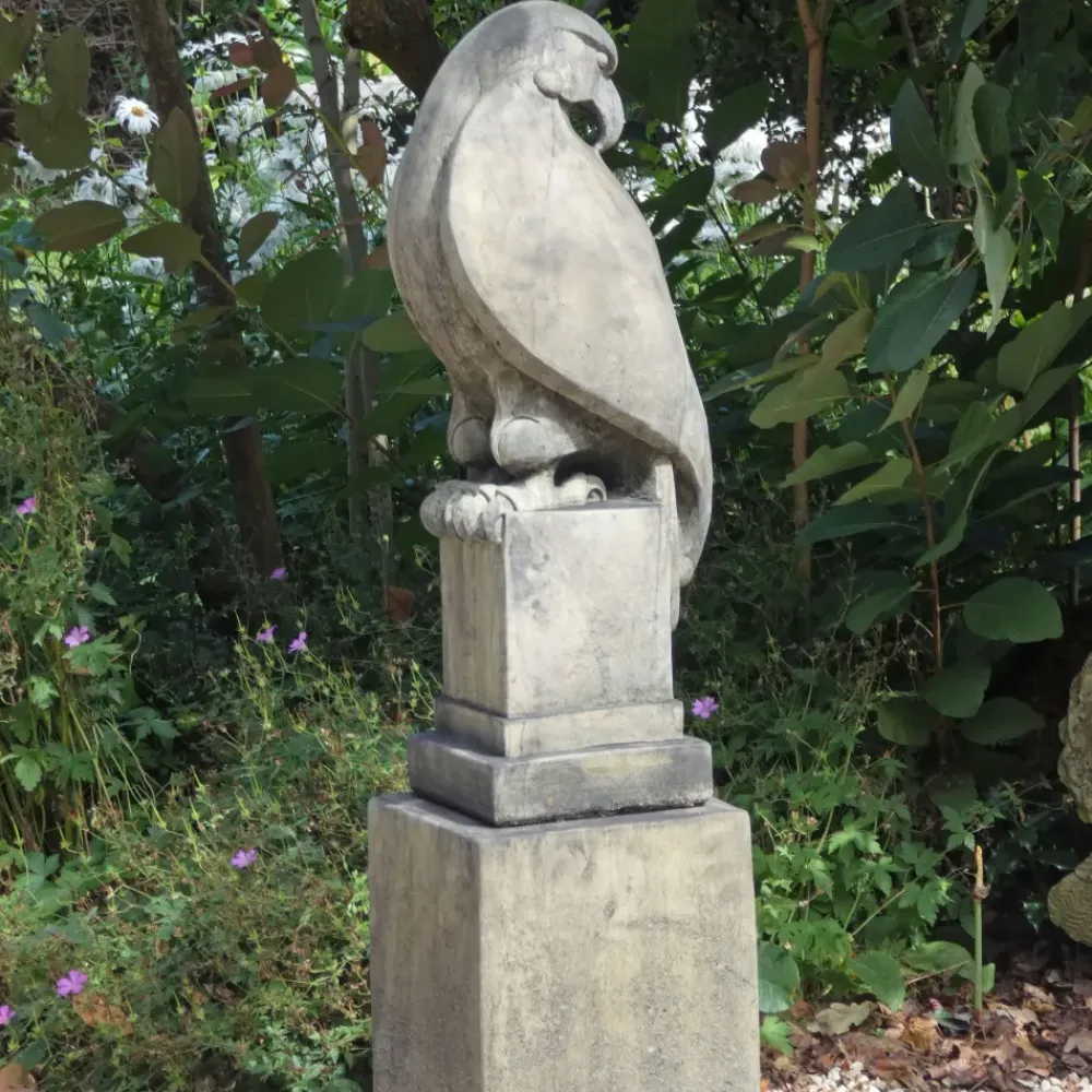 Eagles|Modern^Statues & Sculptures Eagle on Modena Pedestal Modern Stone Garden Statue