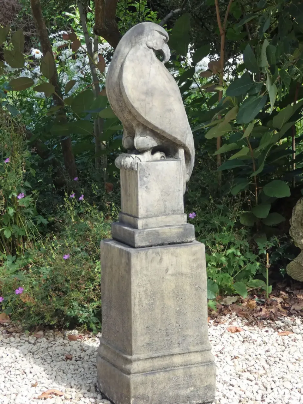 Eagles|Modern^Statues & Sculptures Eagle on Modena Pedestal Modern Stone Garden Statue