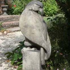 Eagles|Modern^Statues & Sculptures Eagle on Modena Pedestal Modern Stone Garden Statue