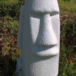 Easter Island Heads^Statues & Sculptures Easter Island Head 70cm Granite Resin Garden Ornament