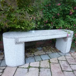 Stone Benches^Statues & Sculptures Elegance Polished Granite Stone Garden Bench