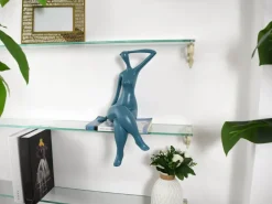 Figurative|Table Top^Statues & Sculptures Elegant Grace 38cm Teal Resin Indoor Sculpture