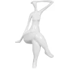 Figurative|Table Top^Statues & Sculptures Elegant Grace 38cm White Resin Indoor Sculpture