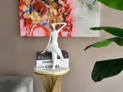 Figurative|Table Top^Statues & Sculptures Elegant Grace 38cm White Resin Indoor Sculpture