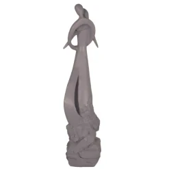 Modern^Statues & Sculptures Embracing Lovers 81cm Modern Poly Resin Garden Statue