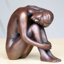 Figurative|Table Top^Statues & Sculptures Emma Figurine Bronze Indoor Sculpture