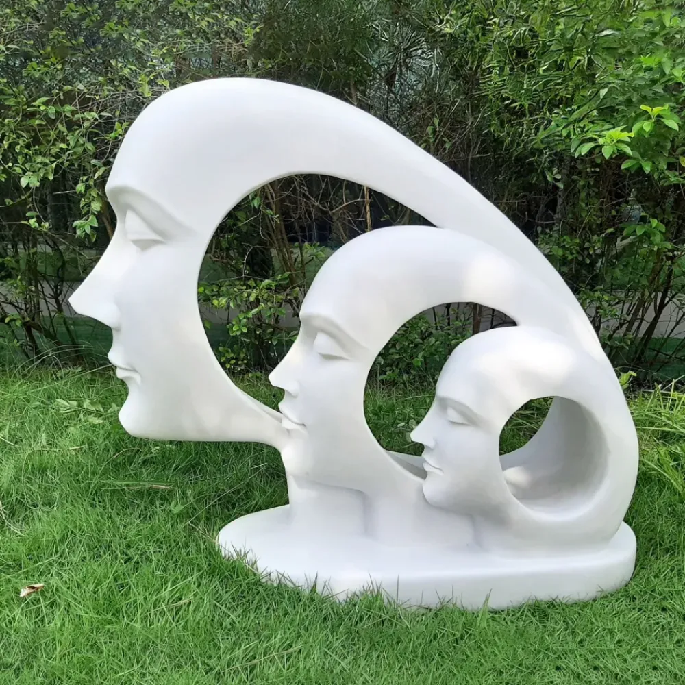 Modern^Statues & Sculptures Escape Reality 70cm Marble Resin Garden Statue