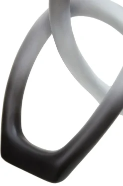 Table Top|Abstract^Statues & Sculptures Eternal Curves 19cm Black & White Resin Indoor Sculpture