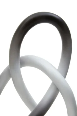 Table Top|Abstract^Statues & Sculptures Eternal Curves 19cm Black & White Resin Indoor Sculpture