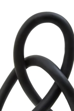 Table Top|Abstract^Statues & Sculptures Eternal Curves 19cm Black Resin Indoor Sculpture