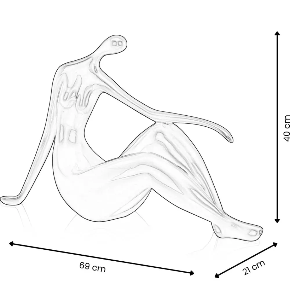 Figurative|Table Top^Statues & Sculptures Eternal Grace 40cm Black Resin Indoor Sculpture