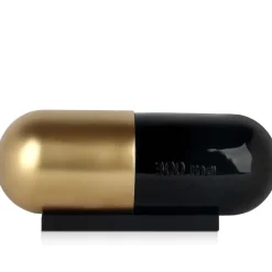 Table Top|Contemporary^Statues & Sculptures Eternal Health Pill 13cm Gold Resin Indoor Sculpture