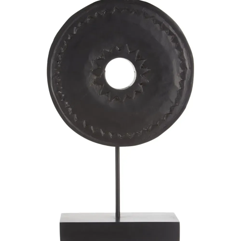 Table Top|Abstract^Statues & Sculptures Eternal Loop 44cm Black Wood Indoor Sculpture