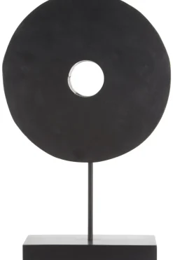 Table Top|Abstract^Statues & Sculptures Eternal Loop 44cm Black Wood Indoor Sculpture