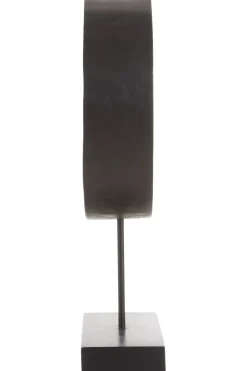 Table Top|Abstract^Statues & Sculptures Eternal Loop 44cm Black Wood Indoor Sculpture