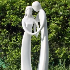 Modern^Statues & Sculptures Eternal Love 80cm Marble Resin Garden Statue