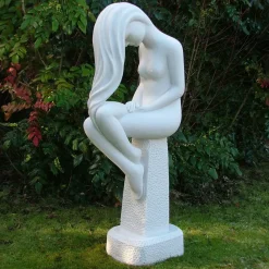Modern^Statues & Sculptures Europa 80cm Marble Resin Garden Statue