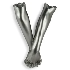 Wall Art|Contemporary^Statues & Sculptures Everlasting Embrace 55cm Anthracite Resin Wall Sculpture