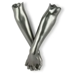 Wall Art|Contemporary^Statues & Sculptures Everlasting Embrace 55cm Anthracite Resin Wall Sculpture