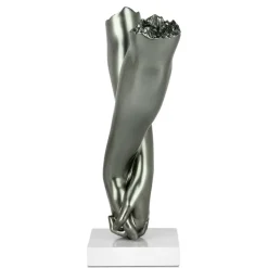 Table Top|Contemporary^Statues & Sculptures Everlasting Embrace 44cm Anthracite Resin Indoor Sculpture