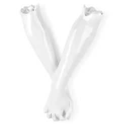 Wall Art|Contemporary^Statues & Sculptures Everlasting Embrace 55cm White Resin Wall Sculpture