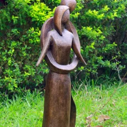 Modern^Statues & Sculptures Everlasting Love 85cm Bronze Resin Garden Statue