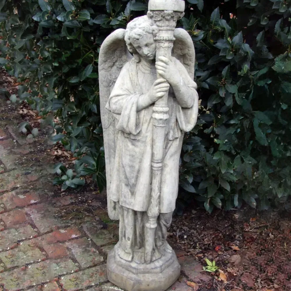 Angel^Statues & Sculptures Fallen Angel Stone Garden Statue