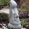 Easter Island Heads^Statues & Sculptures Female Easter Island Head Stone Garden Ornament