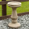 Bird Baths^Statues & Sculptures Fluted Design Stone Garden Birdbath