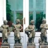 Children^Statues & Sculptures Four Seasons Children Stone Garden Statues