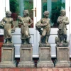 Children^Statues & Sculptures Four Seasons Children Stone Garden Statues on Pedestals
