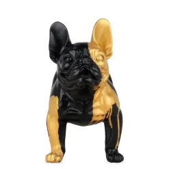 Table Top|Floor Standing^Statues & Sculptures French Bulldog 40cm Black Resin Indoor Sculpture