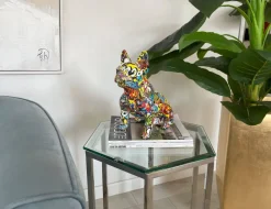 Table Top|Animals^Statues & Sculptures French Bulldog 30cm Comic Art Resin Indoor Sculpture